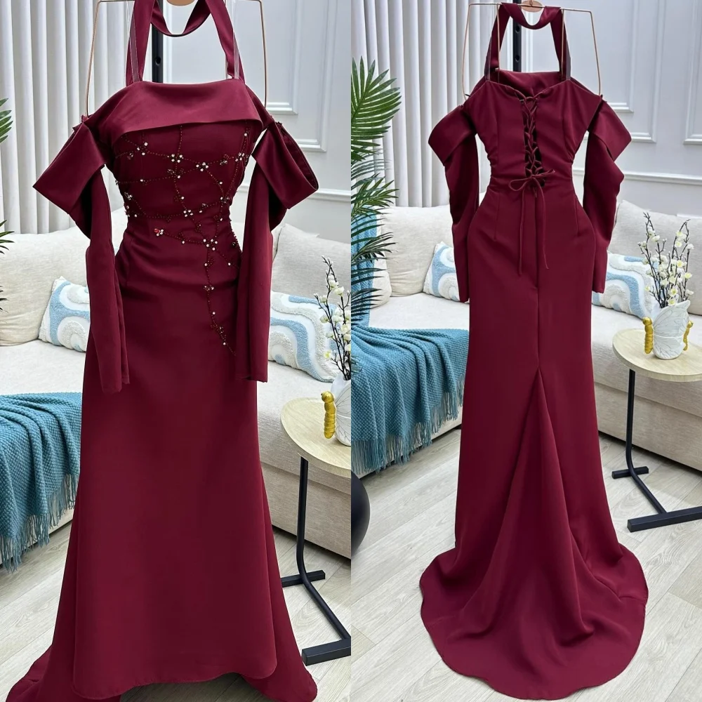 Customized Elegant Sparkle Jersey Sequined Pleat Trumpet Off-the-shoulder Long Dresses Bespoke Occasion Retro
Customized Elegant Sparkle Jersey Sequined Pleat Trumpet Off-the-shoulder Long Dresses Bespoke Occasion Retro