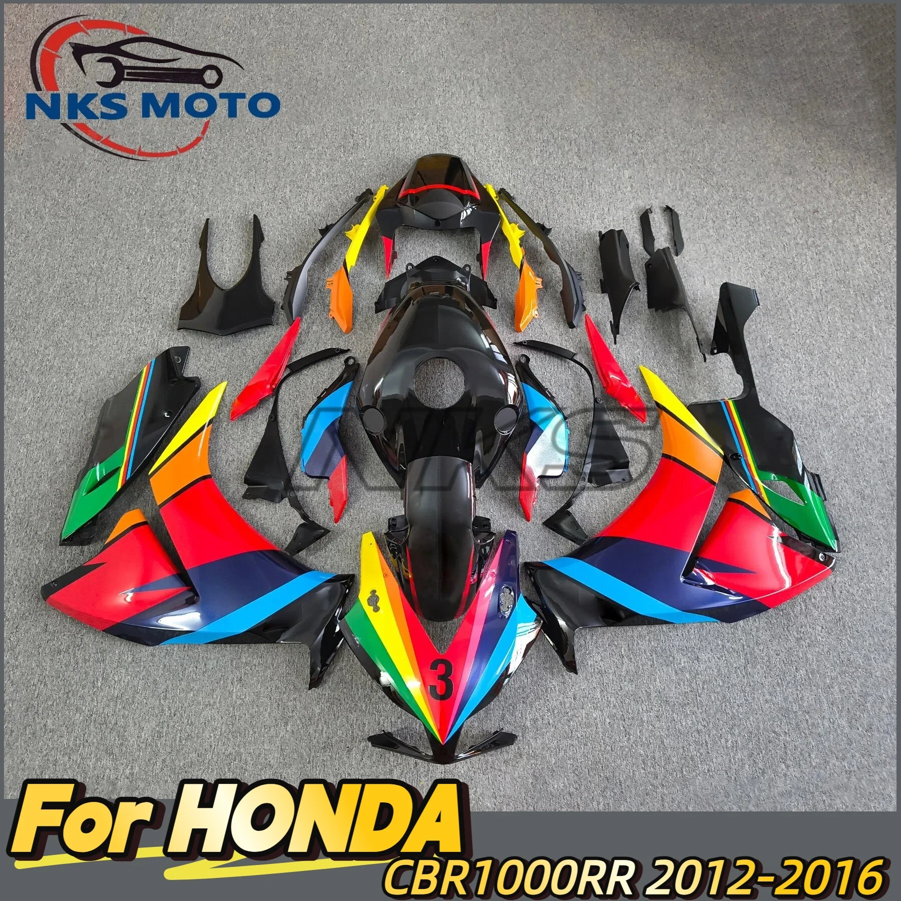 For HONDA CBR1000RR CBR 1000RR CBR 1000 RR 2012 - 2013 - 2014 - 2015 - 2016 Motorcycle Fairing Body kit ABS Injection Molding
For HONDA CBR1000RR CBR 1000RR CBR 1000 RR 2012 - 2013 - 2014 - 2015 - 2016 Motorcycle Fairing Body kit ABS Injection Molding
