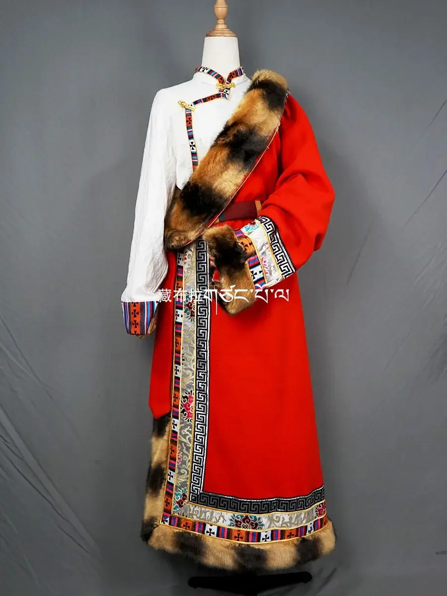 2024 new Tibetan big fur collar woolen Tibetan robe women's travel photography clothing
2024 new Tibetan big fur collar woolen Tibetan robe women's travel photography clothing