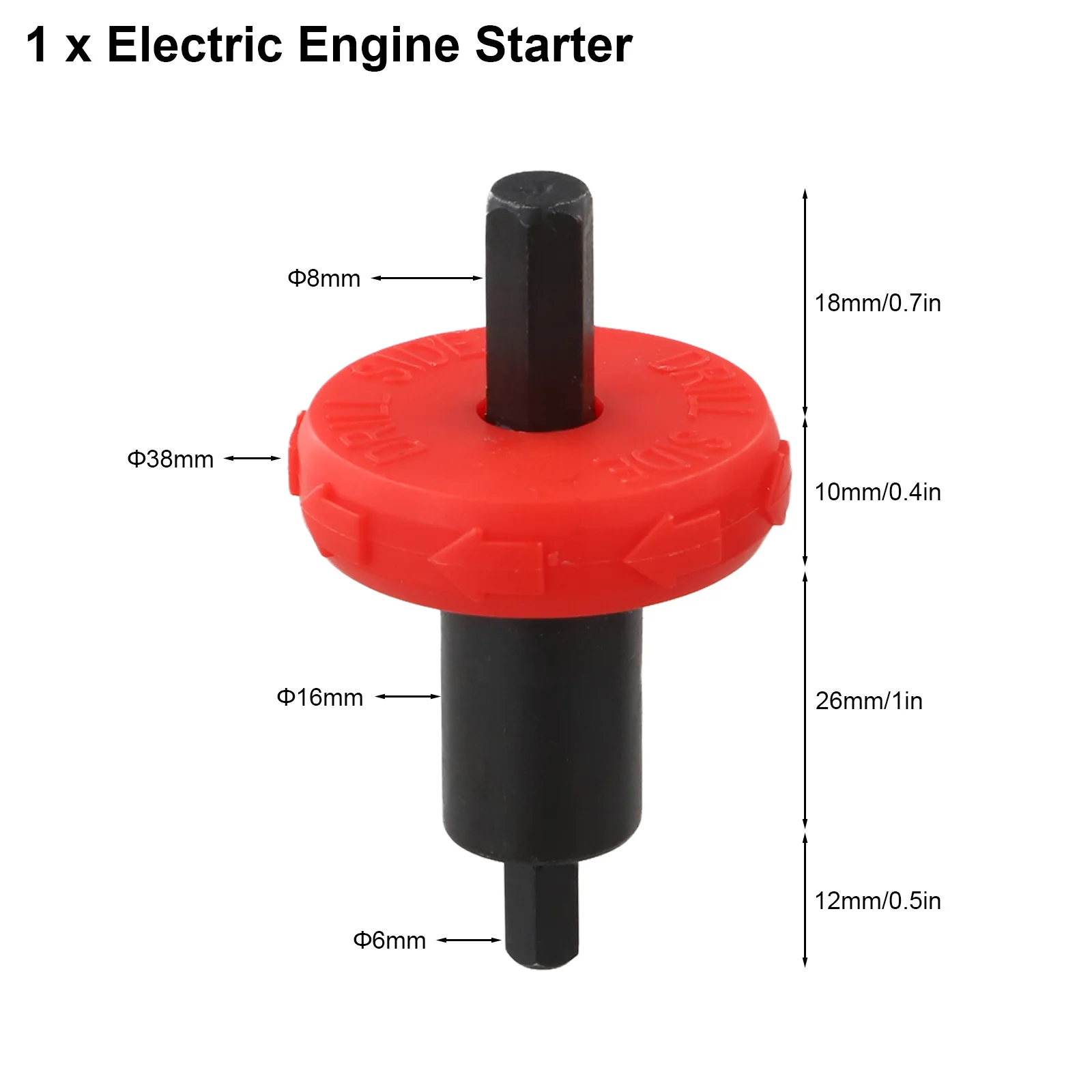 2 Piece Lawn Mower Starter Accessories Drill Bit Adapter Compatible with Electric Engines Trimmers Leaf Blowers
2 Piece Lawn Mower Starter Accessories Drill Bit Adapter Compatible with Electric Engines Trimmers Leaf Blowers