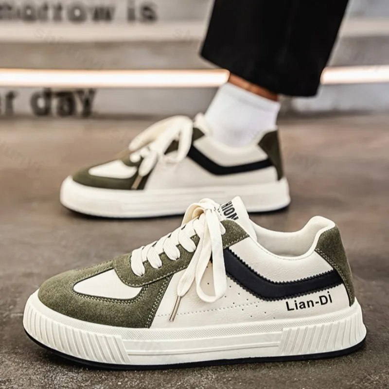 Осень 2024, новая модная тенденция, повседневная спортивная обувь для мужчин, низкие удобные универсальные нескользящие массивные кроссовки на шнуровке
Осень 2024, новая модная тенденция, повседневная спортивная обувь для мужчин, низкие удобные универсальные нескользящие массивные кроссовки на шнуровке