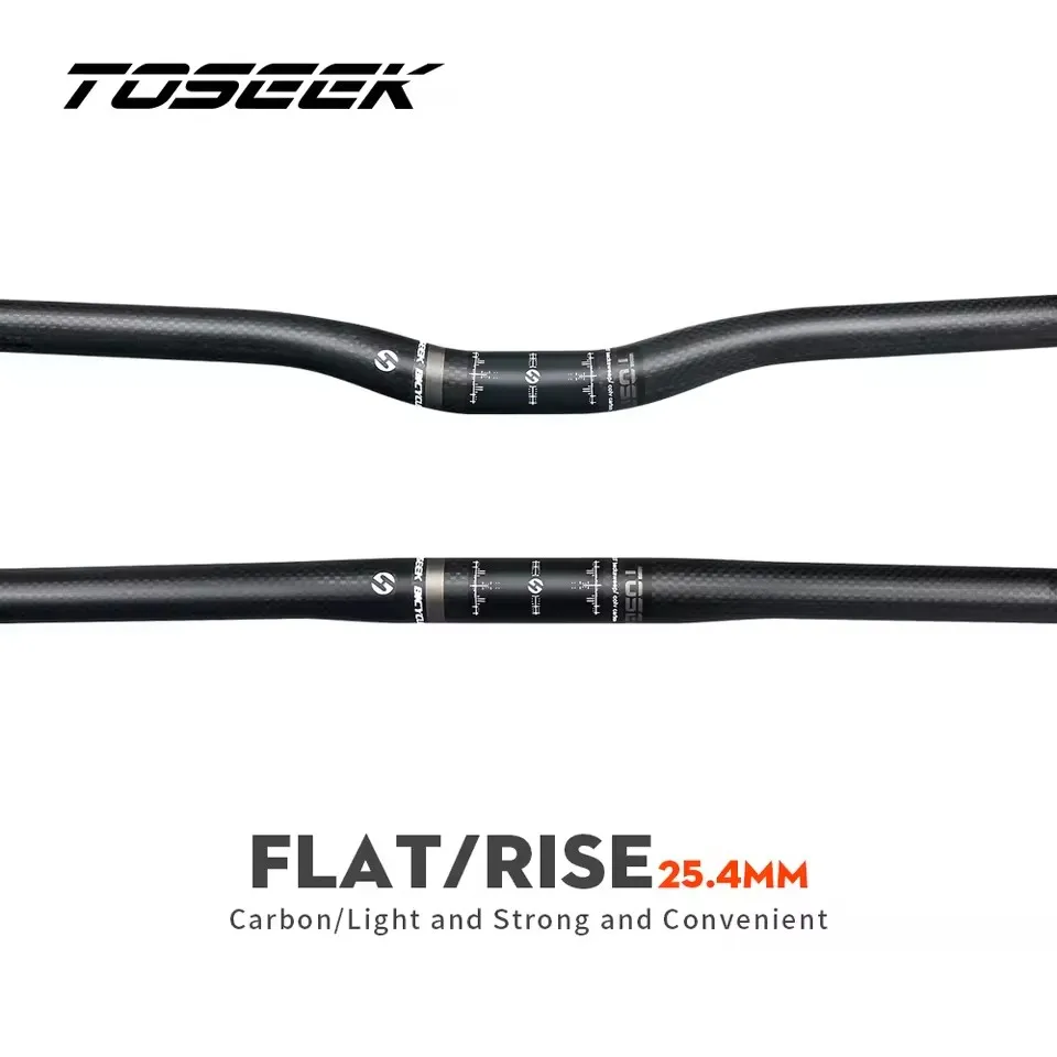 TOSEEK Carbon Fiber Bike Handlebar 25.4mm Foldable Kids' BMX MTB Bicycle Handle Bar Rise/Flat Handlebar Width 480mm - 700mm
TOSEEK Carbon Fiber Bike Handlebar 25.4mm Foldable Kids' BMX MTB Bicycle Handle Bar Rise/Flat Handlebar Width 480mm - 700mm