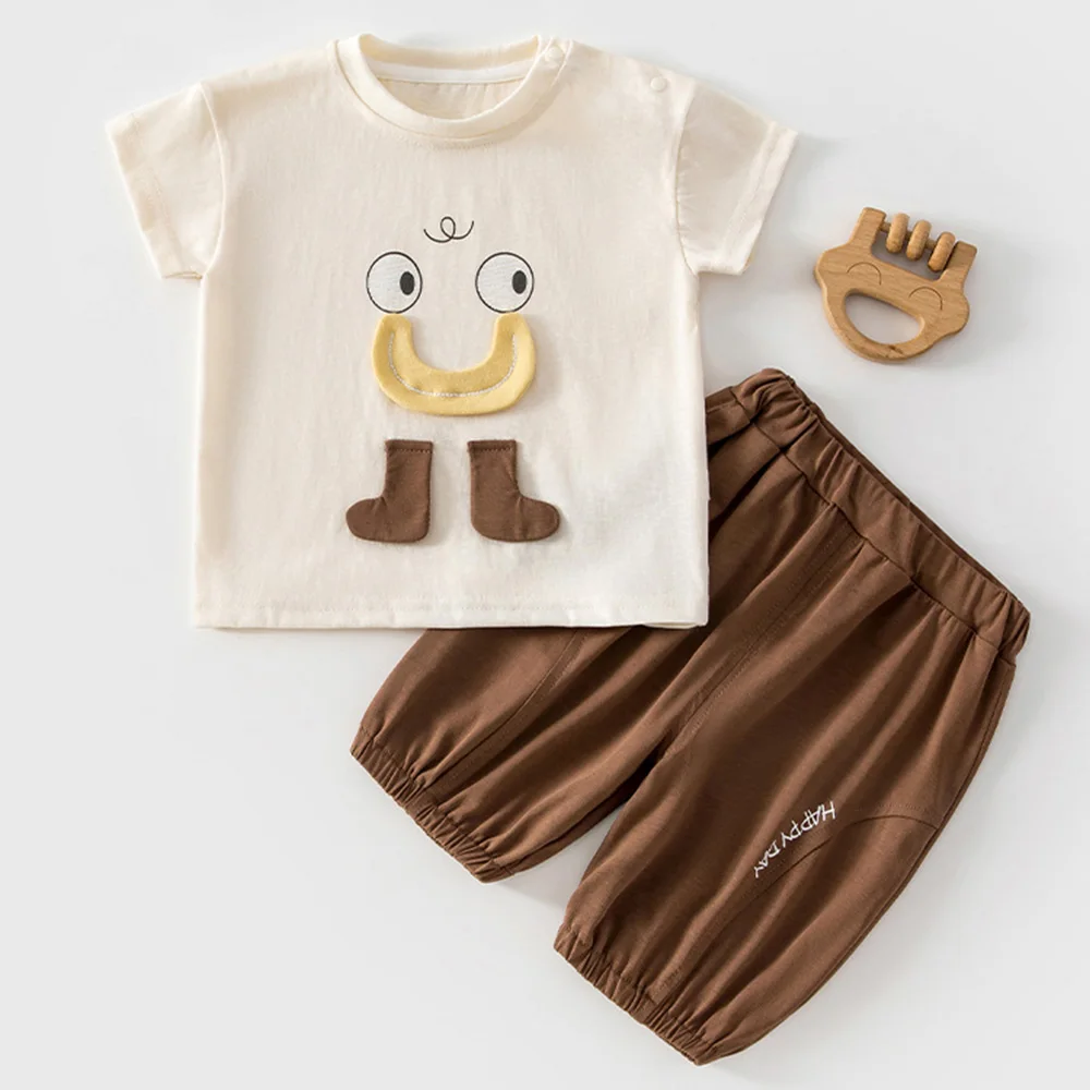 Baby's Outfits Cotton Short Sleeve Tshirt + Shorts Two Pieces Summer Infant Boutique Clothing Unisex Baby Sets For Girls Boys
Baby's Outfits Cotton Short Sleeve Tshirt + Shorts Two Pieces Summer Infant Boutique Clothing Unisex Baby Sets For Girls Boys