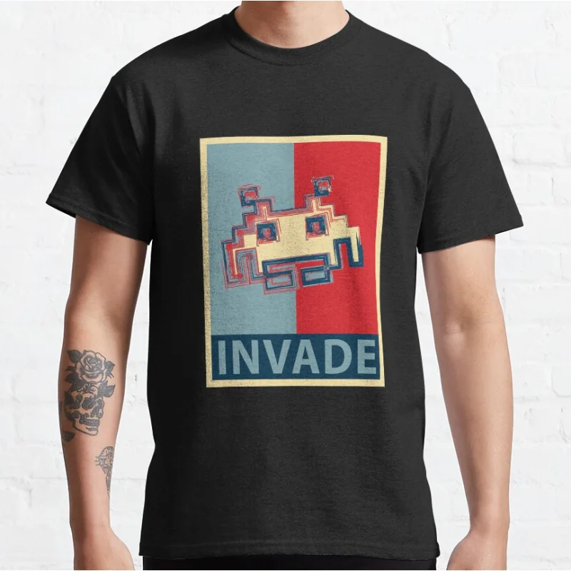 INVADE vintage style 80s Arcade Games Space Invader 8 bit fun pixel aliens old school gaming T-shirt large size Adult Tops
INVADE vintage style 80s Arcade Games Space Invader 8 bit fun pixel aliens old school gaming T-shirt large size Adult Tops
