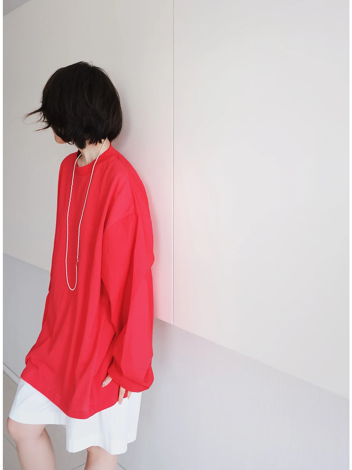 Casual Style Long Sleeve T-Shirt round Neck Splicing Wide Type Women's Fashion Spring Cotton Polyester Batwing Sleeve T-Shirt
Casual Style Long Sleeve T-Shirt round Neck Splicing Wide Type Women's Fashion Spring Cotton Polyester Batwing Sleeve T-Shirt