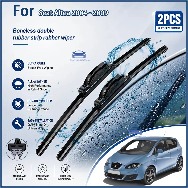 Front Wiper Blades For Seat Altea 2004 - 2009 Windshield Windscreen Window 26"+26" Modification parts Modification parts
Front Wiper Blades For Seat Altea 2004 - 2009 Windshield Windscreen Window 26"+26" Modification parts Modification parts