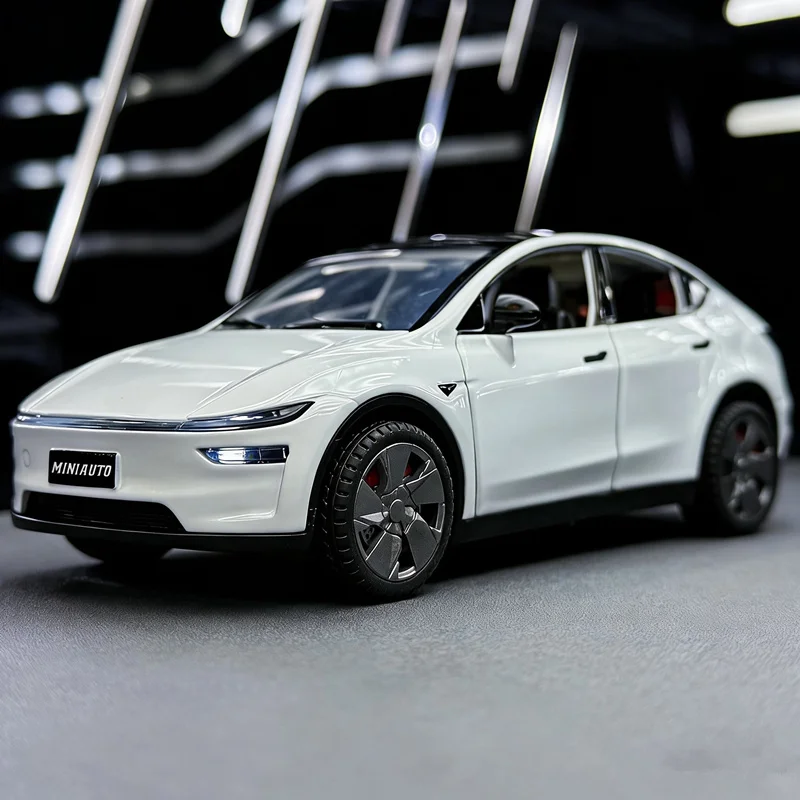 Модель автомобиля Tesla Model Y 2026 (1:32), литая металлическая модель внедорожника, высокодетализированная, со звуковыми и световыми эффектами, игрушка для детей, подарок
Модель автомобиля Tesla Model Y 2026 (1:32), литая металлическая модель внедорожника, высокодетализированная, со звуковыми и световыми эффектами, игрушка для детей, подарок