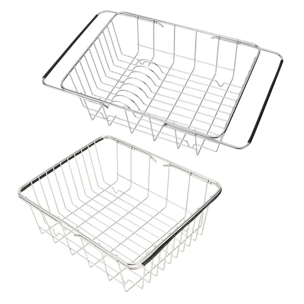 Dishes Drainer Drying Rack Sink Shelf Organizer for Kitchen Furniture Cup Stainless Steel Telescopic under Cutlery
Dishes Drainer Drying Rack Sink Shelf Organizer for Kitchen Furniture Cup Stainless Steel Telescopic under Cutlery