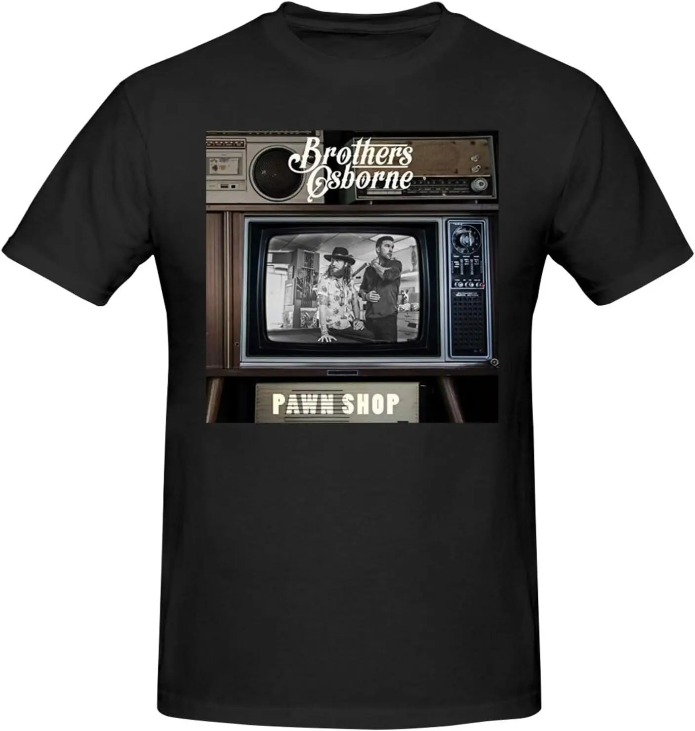 Brothers Music Osborne Shirt Men's Breathable Crewneck Short Sleeve Cotton Tshirts Personalized Pattern Custom Te
Brothers Music Osborne Shirt Men's Breathable Crewneck Short Sleeve Cotton Tshirts Personalized Pattern Custom Te