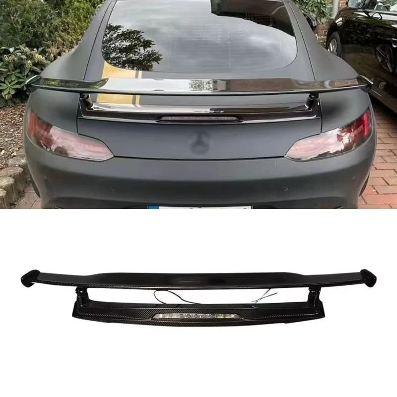 Carbon Fiber Spoiler Tail Wing With Light for GT Style Car Accessories Auto Parts
Carbon Fiber Spoiler Tail Wing With Light for GT Style Car Accessories Auto Parts
