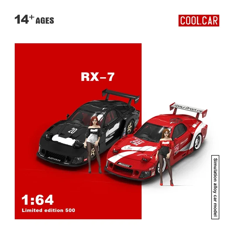 Коллекционная модель автомобиля Cool Car 1:64 RX-7 (красный/черный), литая под давлением, миниатюрный подарок
Коллекционная модель автомобиля Cool Car 1:64 RX-7 (красный/черный), литая под давлением, миниатюрный подарок