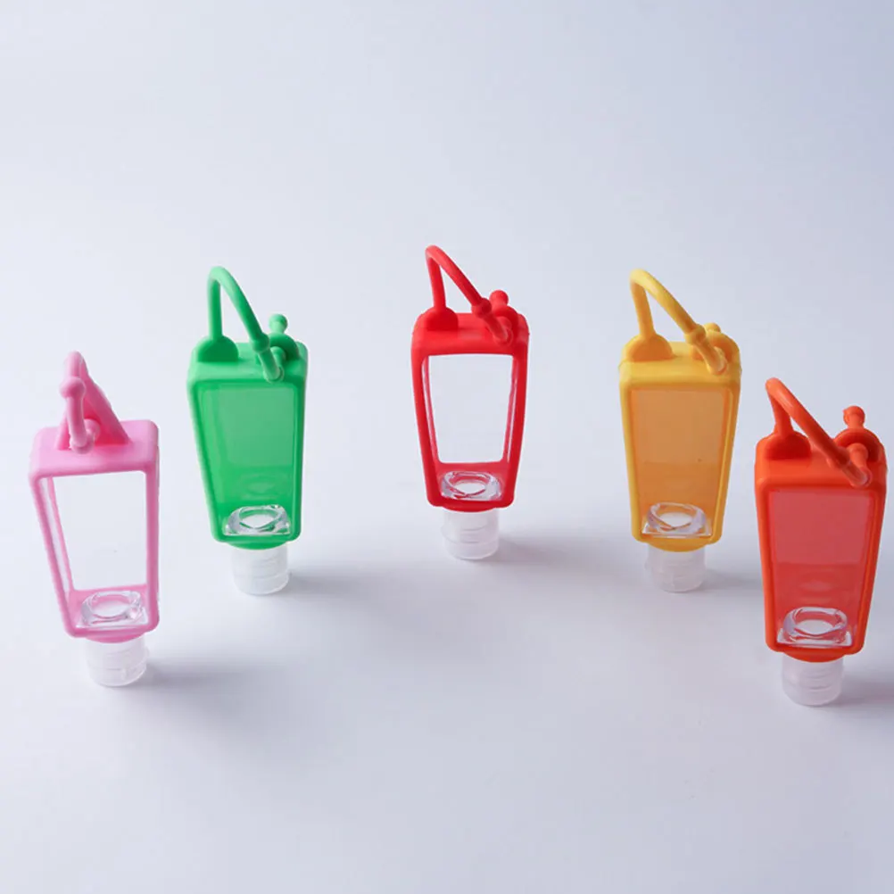 18pcs 30Ml Silicone Keychain Bottle Holder Travel Lotion Container Refillable Portable Storage Cover For Backpack Gym Bag 
18pcs 30Ml Silicone Keychain Bottle Holder Travel Lotion Container Refillable Portable Storage Cover For Backpack Gym Bag