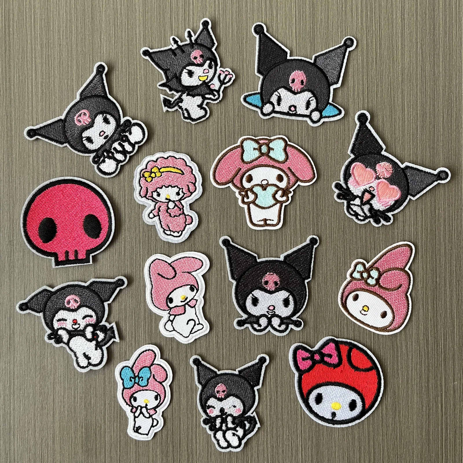 6-14Pcs Cartoon Kuromi Melody Applique For DIY Child Clothes Iron on Adhesive Embroidery Patches Decor Kwaii Coat Stickers
6-14Pcs Cartoon Kuromi Melody Applique For DIY Child Clothes Iron on Adhesive Embroidery Patches Decor Kwaii Coat Stickers