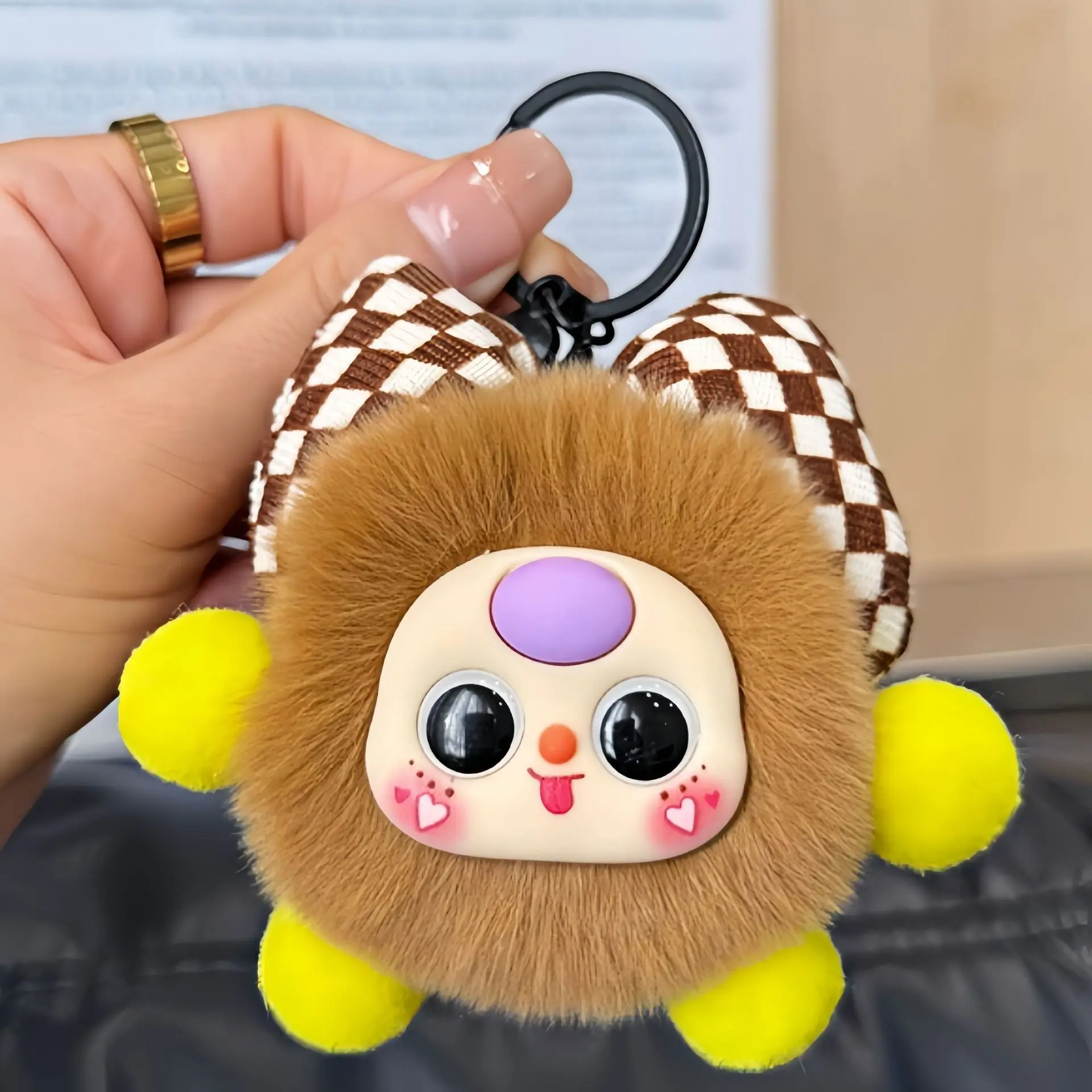 New imitation Rex rabbit bow small coal ball car keychain pendant exquisite doll cartoon book bag pendant
New imitation Rex rabbit bow small coal ball car keychain pendant exquisite doll cartoon book bag pendant