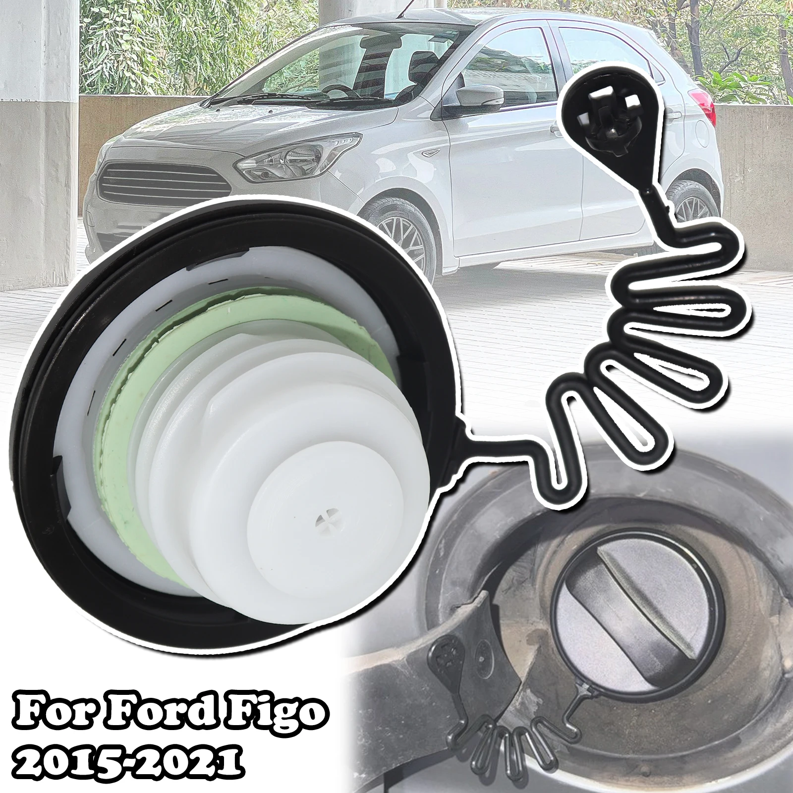 For Ford Figo Fuel Tank Filler Cap Assy Petrol Diesel Models Plug Cover Replace Engine Light Gas Evap Issue Fix 2015 2016 - 2021
For Ford Figo Fuel Tank Filler Cap Assy Petrol Diesel Models Plug Cover Replace Engine Light Gas Evap Issue Fix 2015 2016 - 2021