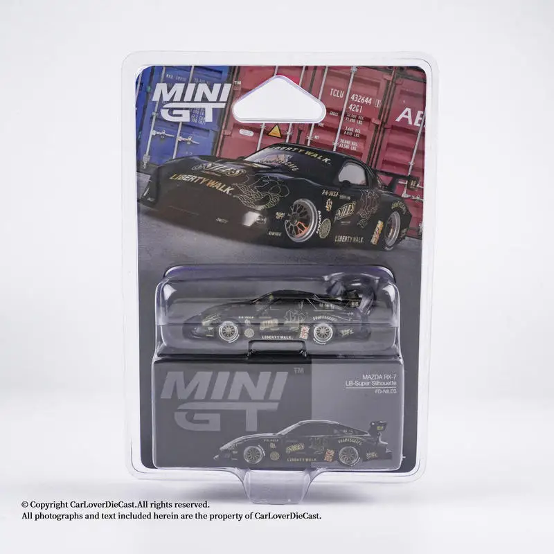MINI GT 1/64 #1101 Mazda RX-7 LB-Super Silhouette FD-NILES Black Alloy Die-cast Model, Collectible Display Car for Gift
MINI GT 1/64 #1101 Mazda RX-7 LB-Super Silhouette FD-NILES Black Alloy Die-cast Model, Collectible Display Car for Gift