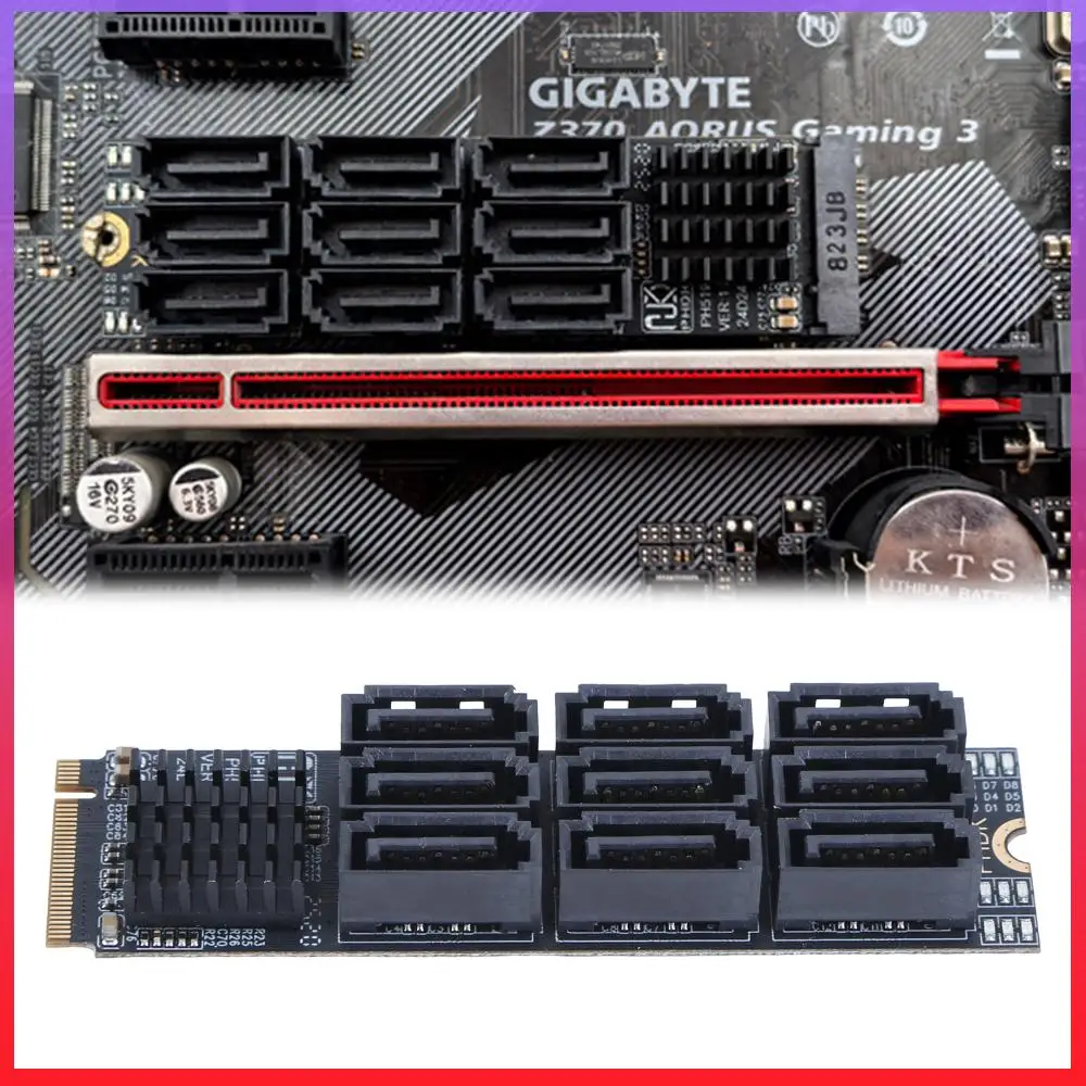Адаптер M.2 M KEY NVMe на 9 портов SATA 3.0, 6 Гбит/с, конвертер M.2 NVMe на SATA 3.0, PCIe 3.0 x2, для настольных ПК
Адаптер M.2 M KEY NVMe на 9 портов SATA 3.0, 6 Гбит/с, конвертер M.2 NVMe на SATA 3.0, PCIe 3.0 x2, для настольных ПК