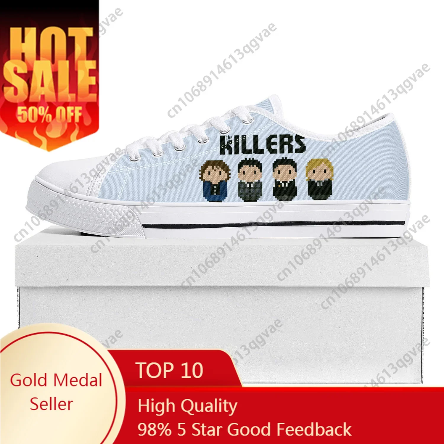 The Killers Band Mr. Brightside Low Top Sneakers Womens Mens Teenager High Quality Shoes Tailor-Made Canvas Sneaker Couple Shoe
The Killers Band Mr. Brightside Low Top Sneakers Womens Mens Teenager High Quality Shoes Tailor-Made Canvas Sneaker Couple Shoe