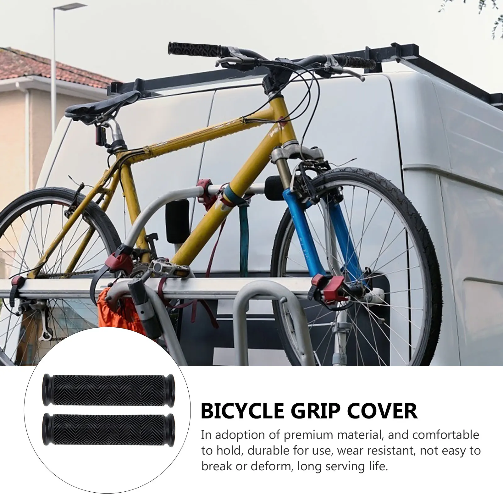 3 Pairs Bicycle Grip Cover Universal Handlebar Bike Covers for Bikes Anti-slip Grips Rubber Bicycles
3 Pairs Bicycle Grip Cover Universal Handlebar Bike Covers for Bikes Anti-slip Grips Rubber Bicycles