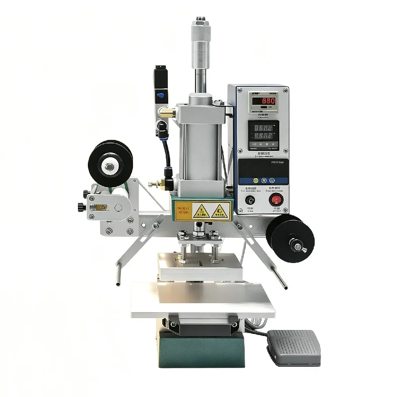 Fully automatic Hot Foil Stamping Machine Manual Digital PVC Card Book Leather Paper Wood Custom Embossing Heat Press Machine
Fully automatic Hot Foil Stamping Machine Manual Digital PVC Card Book Leather Paper Wood Custom Embossing Heat Press Machine