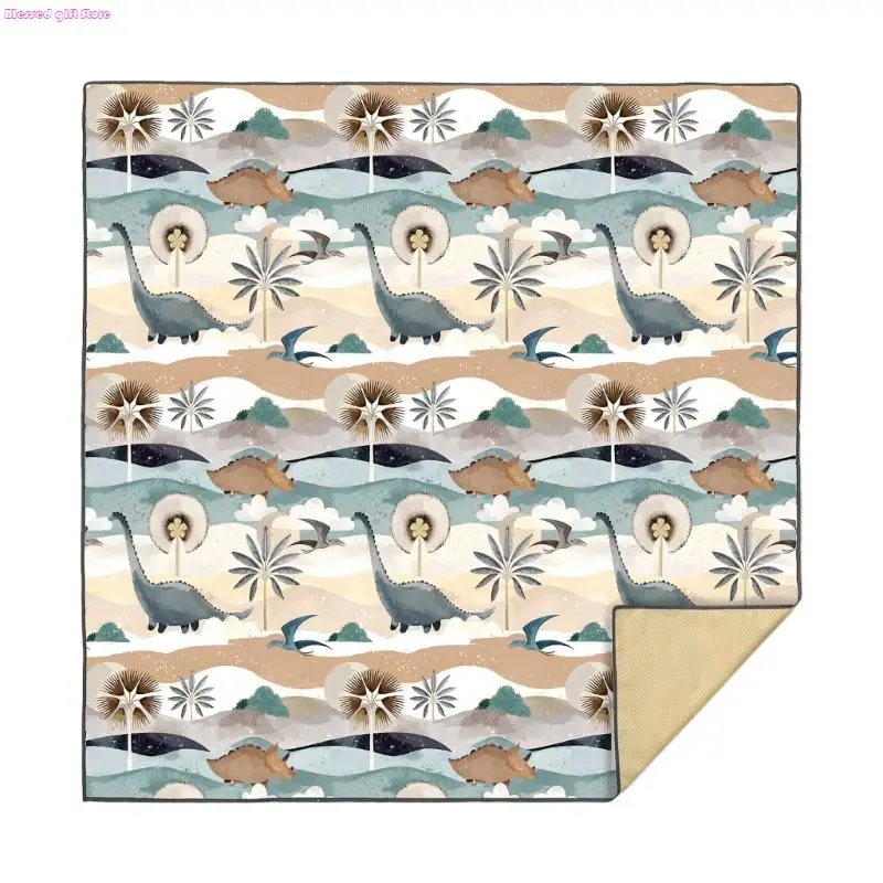 D0JC Nylon Water Proofing Highchair Floor Mat With Nonslip Dots Catching Falling Lovely Printed Baby Crawling Pad
D0JC Nylon Water Proofing Highchair Floor Mat With Nonslip Dots Catching Falling Lovely Printed Baby Crawling Pad