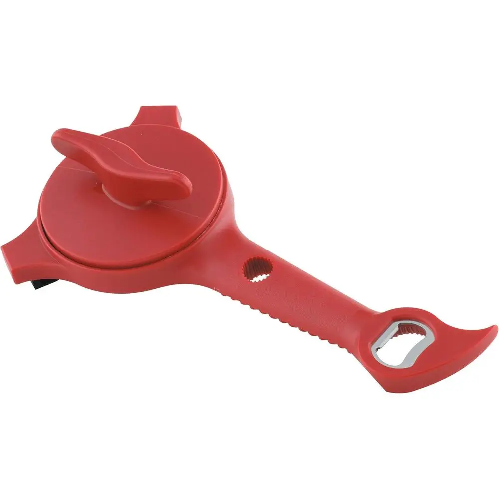5-in-1 Multi-pose Strain-free Opener for Jars, Bottles, Ring-Pull Cans, 5 x 10 x 2.25 inches, Red
5-in-1 Multi-pose Strain-free Opener for Jars, Bottles, Ring-Pull Cans, 5 x 10 x 2.25 inches, Red