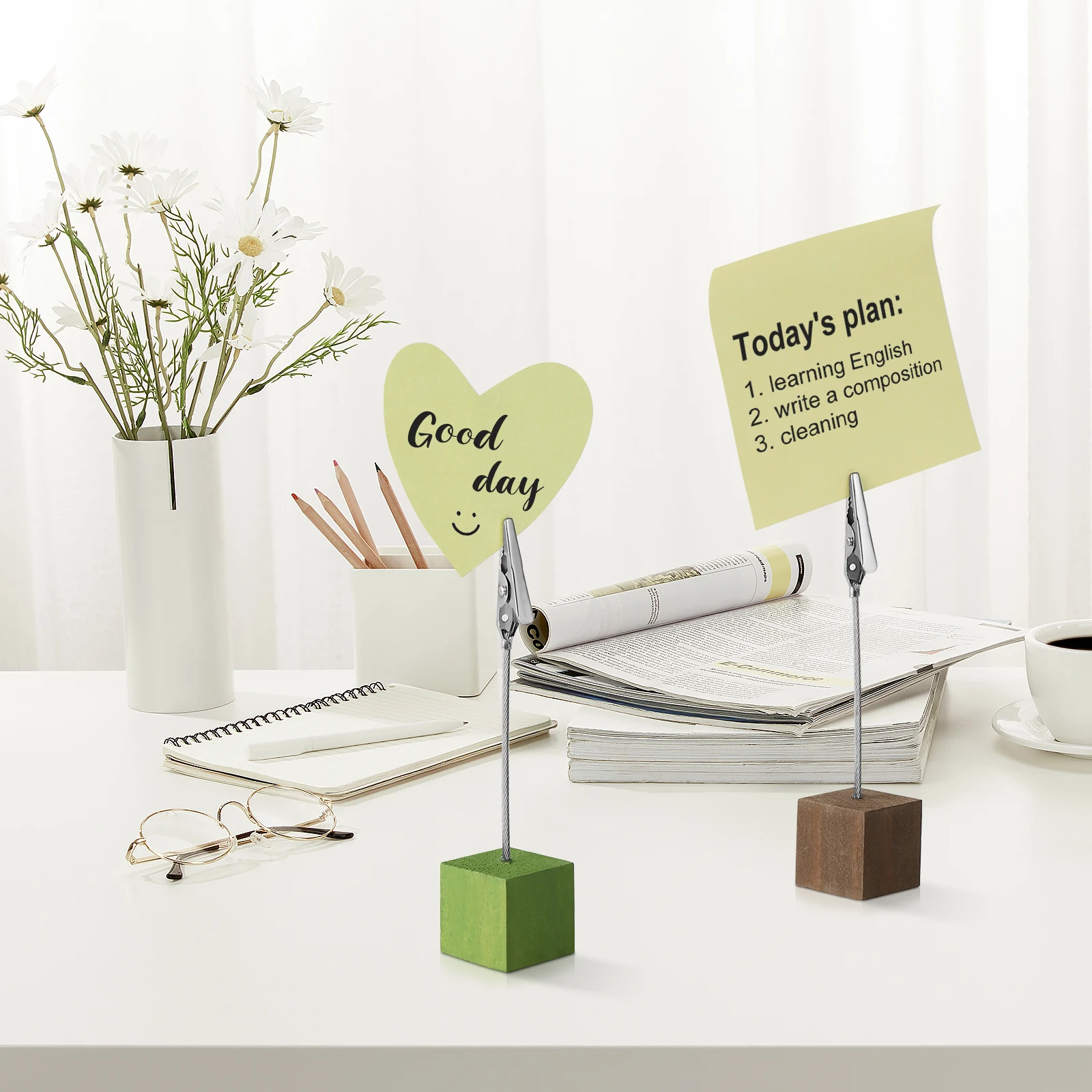 16 Pcs Solid Wood Memo Holder Table Number Stand Photo Clips Name Card Wedding Office Party Accessories
16 Pcs Solid Wood Memo Holder Table Number Stand Photo Clips Name Card Wedding Office Party Accessories