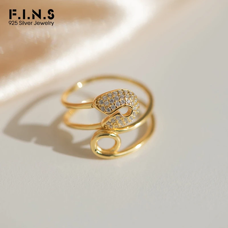 F.I.N.S Лидер продаж, золотые кольца из стерлингового серебра 925 пробы, роскошный циркон, безопасный штифт, регулируемый перекрывающийся палец, ювелирные изделия, подарки
F.I.N.S Лидер продаж, золотые кольца из стерлингового серебра 925 пробы, роскошный циркон, безопасный штифт, регулируемый перекрывающийся палец, ювелирные изделия, подарки