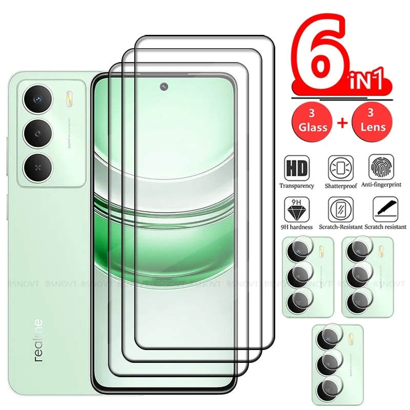 6-in-1 For Realme 14X 5G Glass Realme 14X 5G Tempered Glass Full Cover Glue 9H HD Screen Protector OPPO Realme 14X 5G Lens Glass
6-in-1 For Realme 14X 5G Glass Realme 14X 5G Tempered Glass Full Cover Glue 9H HD Screen Protector OPPO Realme 14X 5G Lens Glass