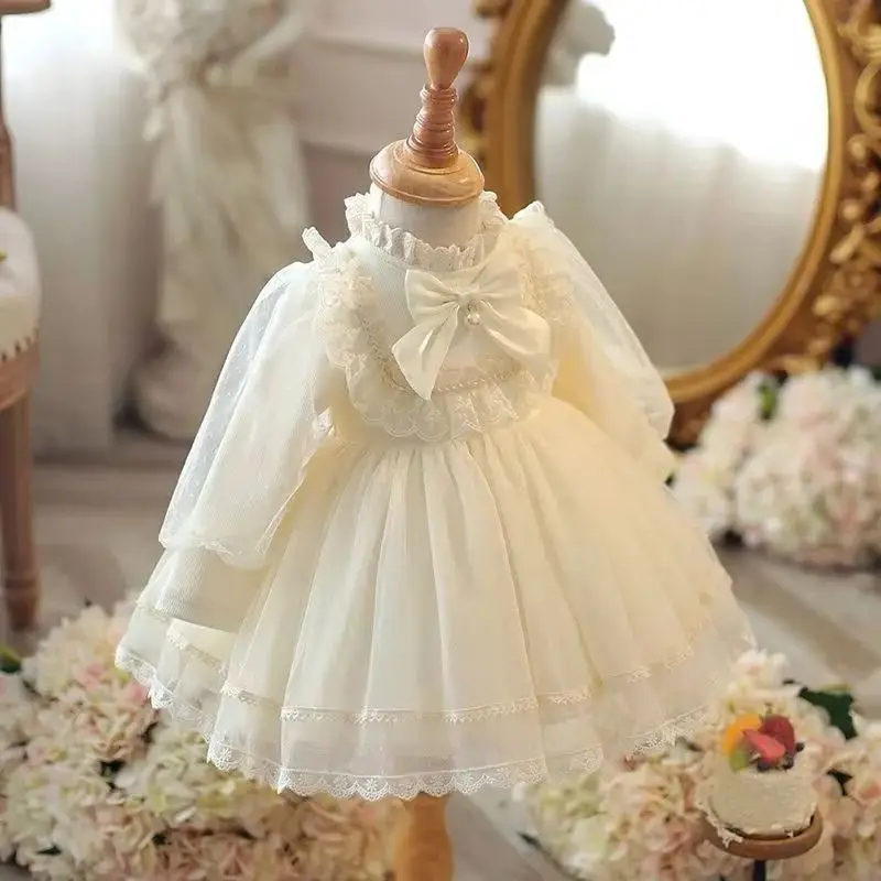 2-7Y Kids Girls' Dress Spring and Autumn New Style Children's Wedding Birthday Dress Lolita Pompon Princess Dress
2-7Y Kids Girls' Dress Spring and Autumn New Style Children's Wedding Birthday Dress Lolita Pompon Princess Dress