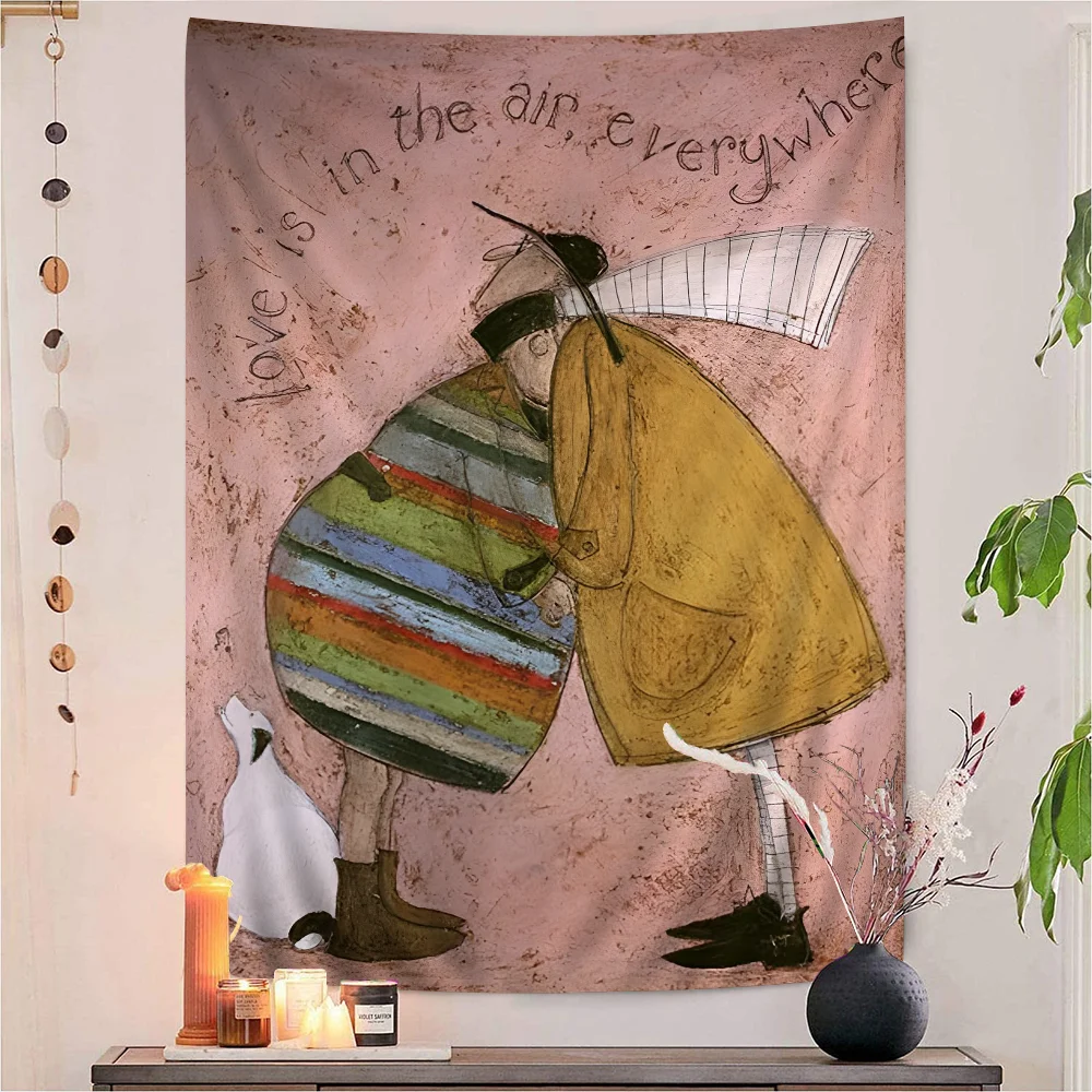 Sam Toft Art Abstract Landscape Hippie Wall Hanging Tapestries Art Science Fiction Room Home Decor Kawaii Room Decor
Sam Toft Art Abstract Landscape Hippie Wall Hanging Tapestries Art Science Fiction Room Home Decor Kawaii Room Decor