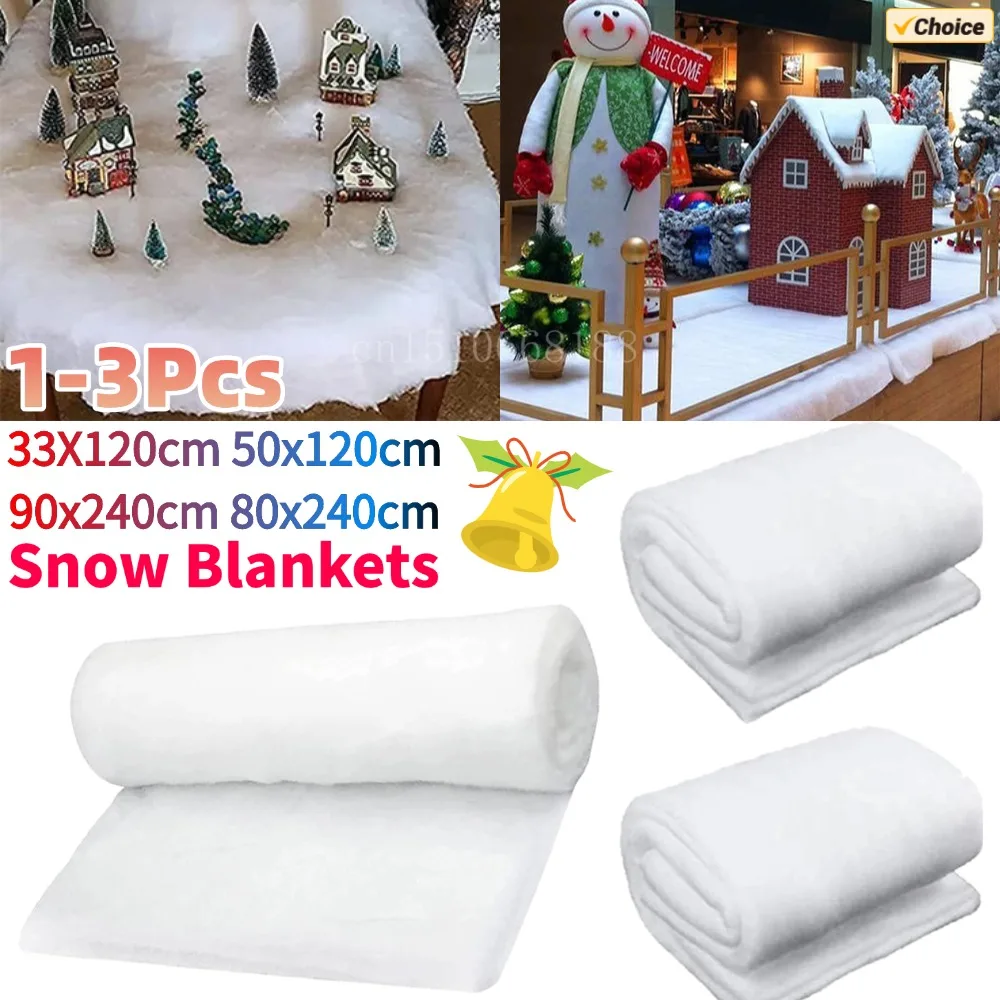 1-3Pcs Artificial Christmas Fake Snow Cotton Carpet Fluffy Fiber Stuffing White Snow for Xmas Tree Ornament Christmas Decoration
1-3Pcs Artificial Christmas Fake Snow Cotton Carpet Fluffy Fiber Stuffing White Snow for Xmas Tree Ornament Christmas Decoration