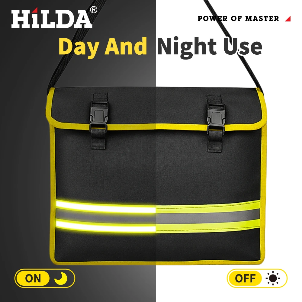 HILDA Heavy Large Tool Bag Multifunctional Waterproof Tool Organizer with Adjustable Shoulder Strap for Electrician Construction
HILDA Heavy Large Tool Bag Multifunctional Waterproof Tool Organizer with Adjustable Shoulder Strap for Electrician Construction
