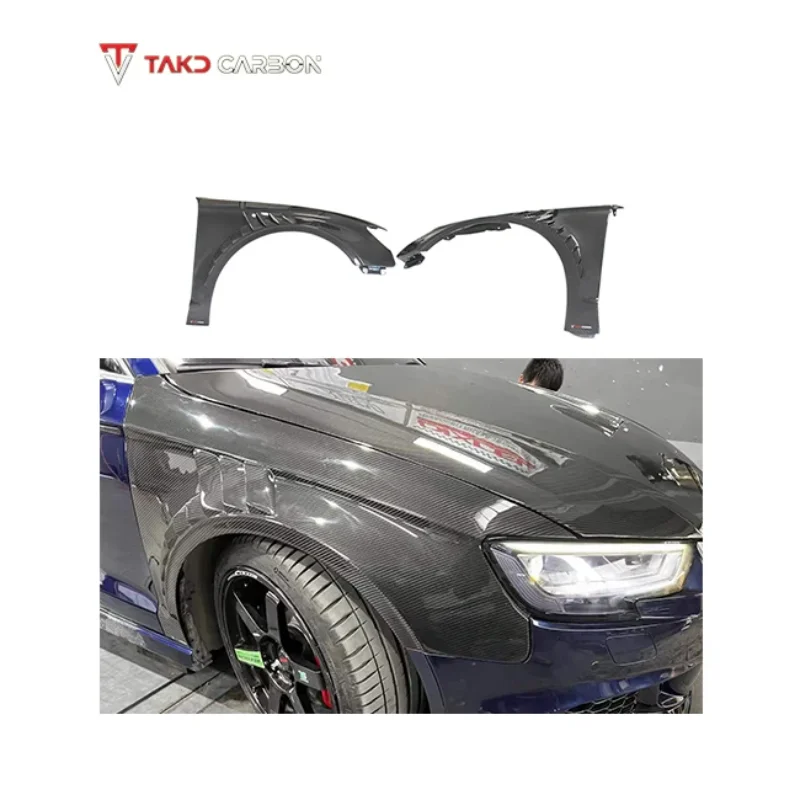 3K Twill Carbon Weave universal rear spoilers Dry Carbon Fiber Material Wheel Fenders For AUDI A3,S3 Sedan 2017-2019
3K Twill Carbon Weave universal rear spoilers Dry Carbon Fiber Material Wheel Fenders For AUDI A3,S3 Sedan 2017-2019