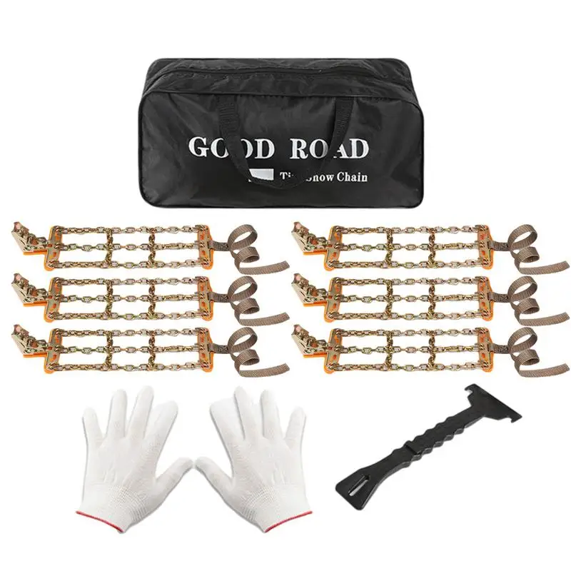 6 Pcs Steel Truck Car Wheels Tyre Tire Snow Ice Chains Winter Anti-skid Vehicles SUV Wheel Chain For 215MM-285MM Tire
6 Pcs Steel Truck Car Wheels Tyre Tire Snow Ice Chains Winter Anti-skid Vehicles SUV Wheel Chain For 215MM-285MM Tire