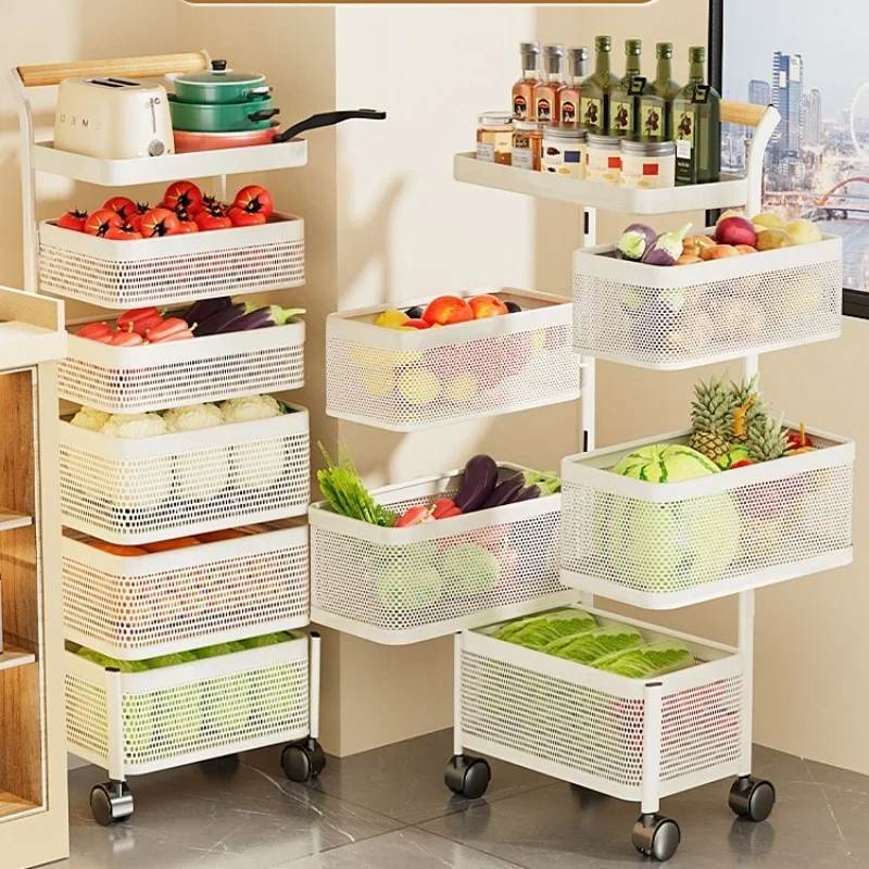 with 360° Wheels Cabinet Floor-standing Trolley Fruit shelves Vegetable Rotatable Basket Shelf Kitchen Rotating Storage Rack
with 360° Wheels Cabinet Floor-standing Trolley Fruit shelves Vegetable Rotatable Basket Shelf Kitchen Rotating Storage Rack