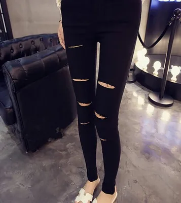 High Waist Nine Points Thin Black Women's Leggings Spring Autumn Style Hole Design Slimming Effect Pure E-commerce Product
High Waist Nine Points Thin Black Women's Leggings Spring Autumn Style Hole Design Slimming Effect Pure E-commerce Product