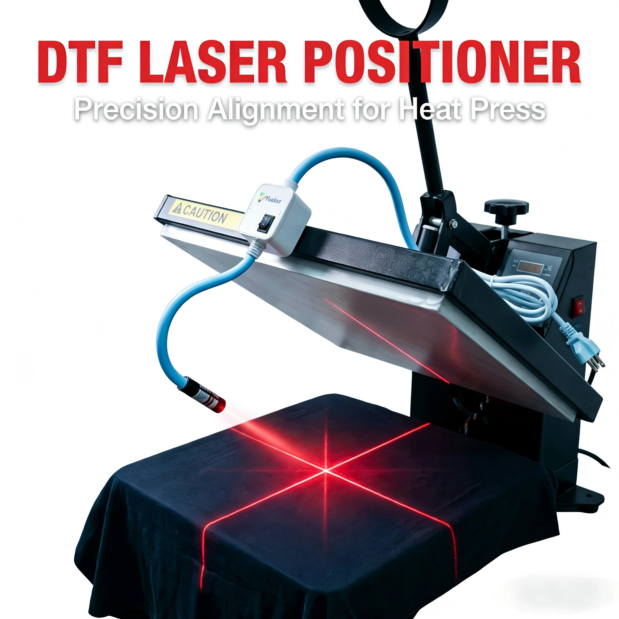 DTF Laser Locator Infrared Ray Positioner Magnetic Heat Press Sublimation Positioning Device Flexible Metal Hose 100MW
DTF Laser Locator Infrared Ray Positioner Magnetic Heat Press Sublimation Positioning Device Flexible Metal Hose 100MW