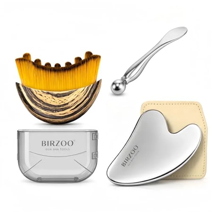 Gua Sa Tool Face, Lympatic Contour Face and Mas Set Tick Stains Steel Gua Sa wit Protective and P Clot Jawline, Ceeks, Neck and
Gua Sa Tool Face, Lympatic Contour Face and Mas Set Tick Stains Steel Gua Sa wit Protective and P Clot Jawline, Ceeks, Neck and