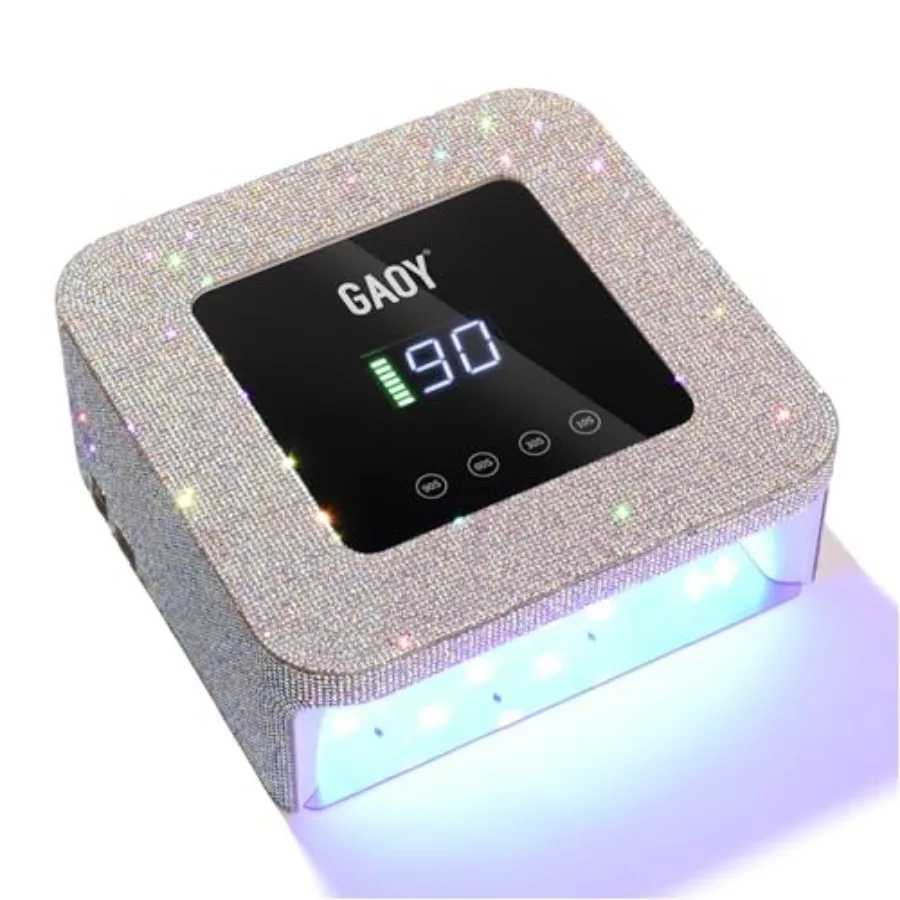GAOY Cordless UV LED Nail Lamp for Gel Nails, Rechargeable UV Light, Professional Nail Dryer with 4 Timers, Automatic Sensor an
GAOY Cordless UV LED Nail Lamp for Gel Nails, Rechargeable UV Light, Professional Nail Dryer with 4 Timers, Automatic Sensor an