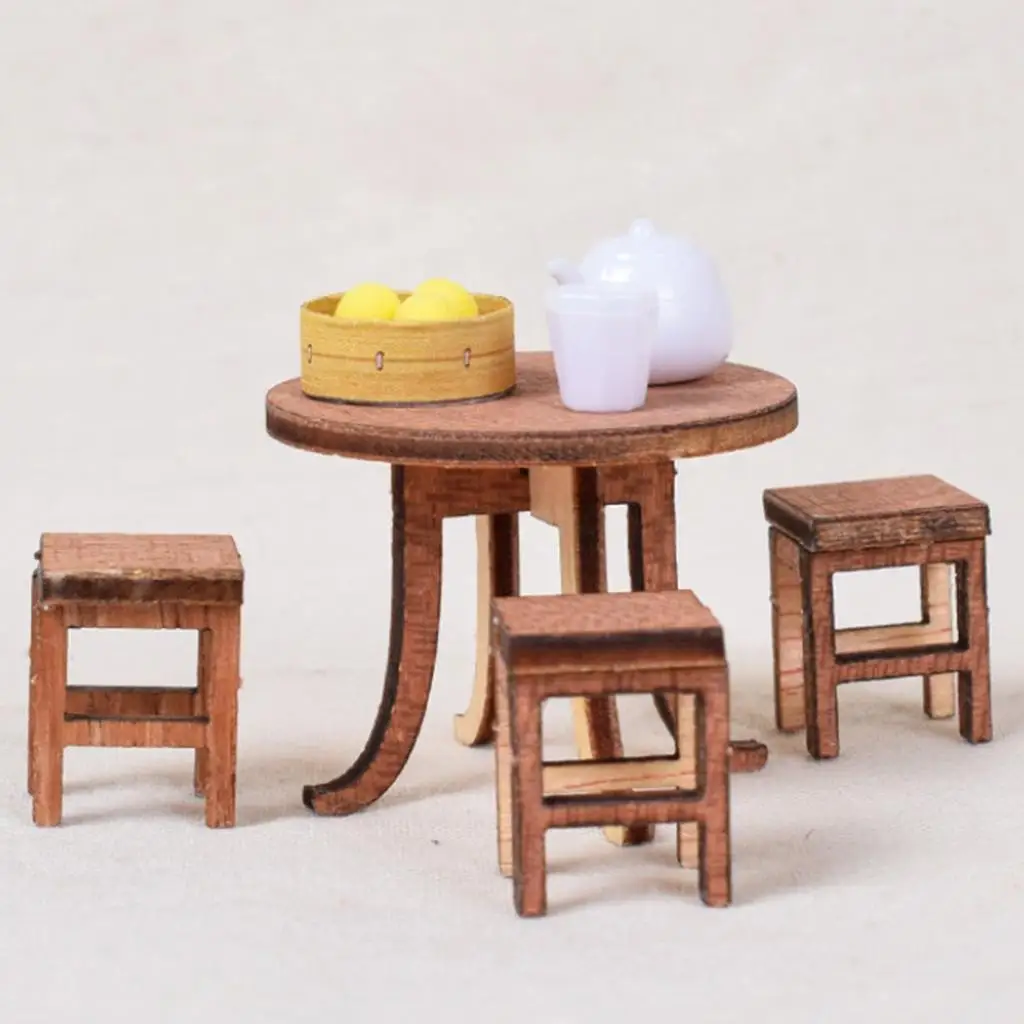 1 24 Scale DIY Dollhouse Antique Chinese Teahouse Handcrafts Wooden Kit Miniature Furniture for Gift
1 24 Scale DIY Dollhouse Antique Chinese Teahouse Handcrafts Wooden Kit Miniature Furniture for Gift