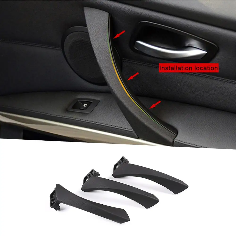 Car Inner Handle Interior Door Panel Pull Trim Cover Gray Beige Black left Right For BMW 3 series E90 E91 316 318 320 325 328
Car Inner Handle Interior Door Panel Pull Trim Cover Gray Beige Black left Right For BMW 3 series E90 E91 316 318 320 325 328
