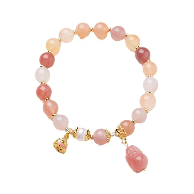 Natural 8MM Yanyuan Agate Bracelet for Women Rainbow Pixiu Good Luck Bracelet with Premium Feel for Best Friends Gifts
Natural 8MM Yanyuan Agate Bracelet for Women Rainbow Pixiu Good Luck Bracelet with Premium Feel for Best Friends Gifts