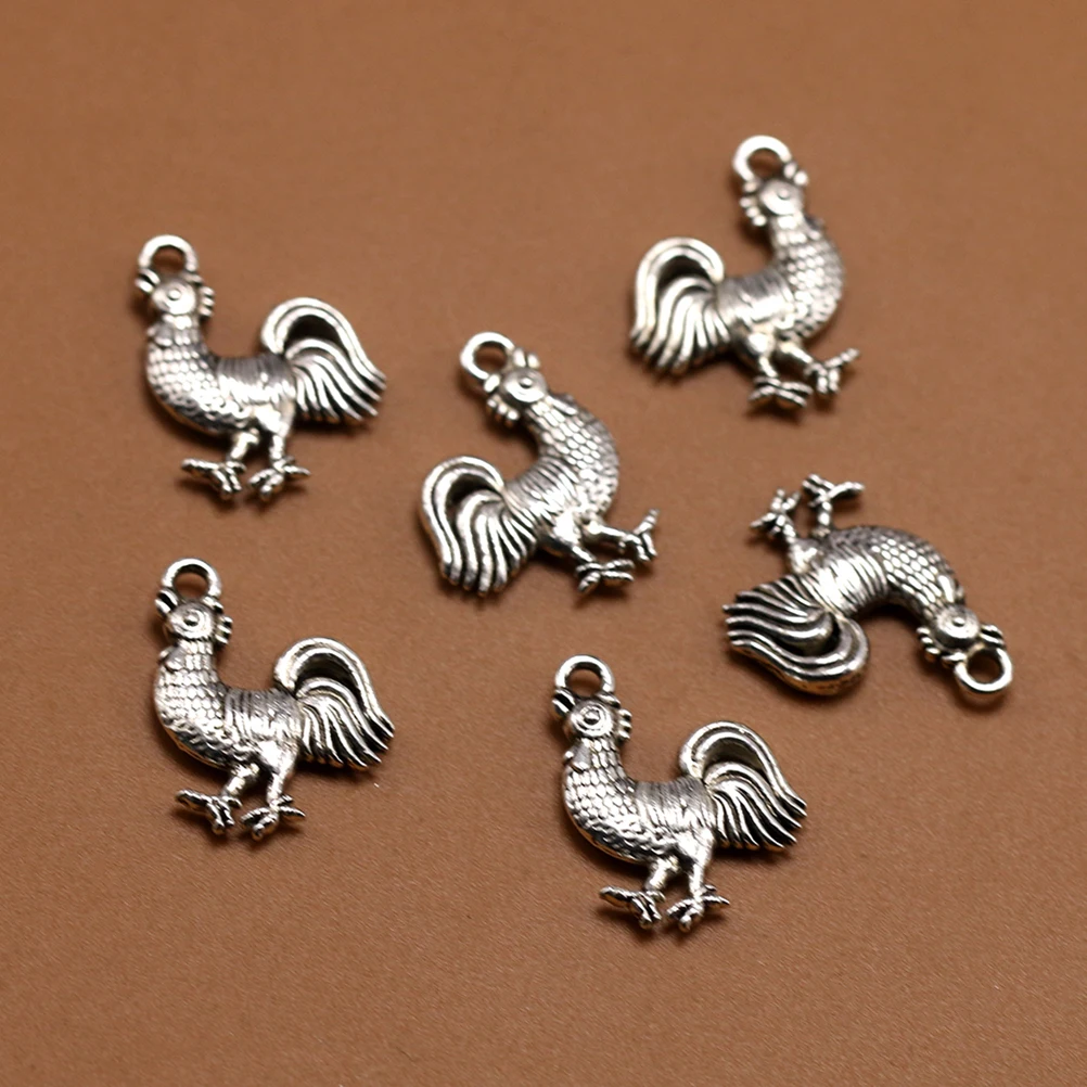 50 Pcs Zodiac Necklace Pendant Rooster Alloy Charm for DIY Jewelry Making Crafts Accessories Gifts Bracelet Earrings
50 Pcs Zodiac Necklace Pendant Rooster Alloy Charm for DIY Jewelry Making Crafts Accessories Gifts Bracelet Earrings