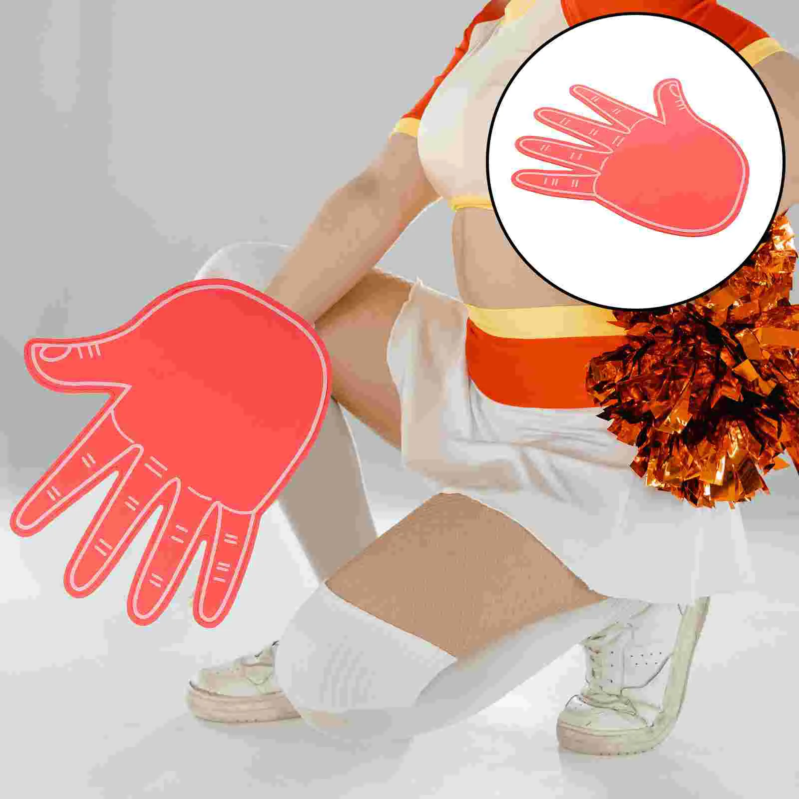 Blank Foam Hand Cheering Gloves Cheerleading Pom Poms Elasticity Stuffer Eva Finger Hands
Blank Foam Hand Cheering Gloves Cheerleading Pom Poms Elasticity Stuffer Eva Finger Hands