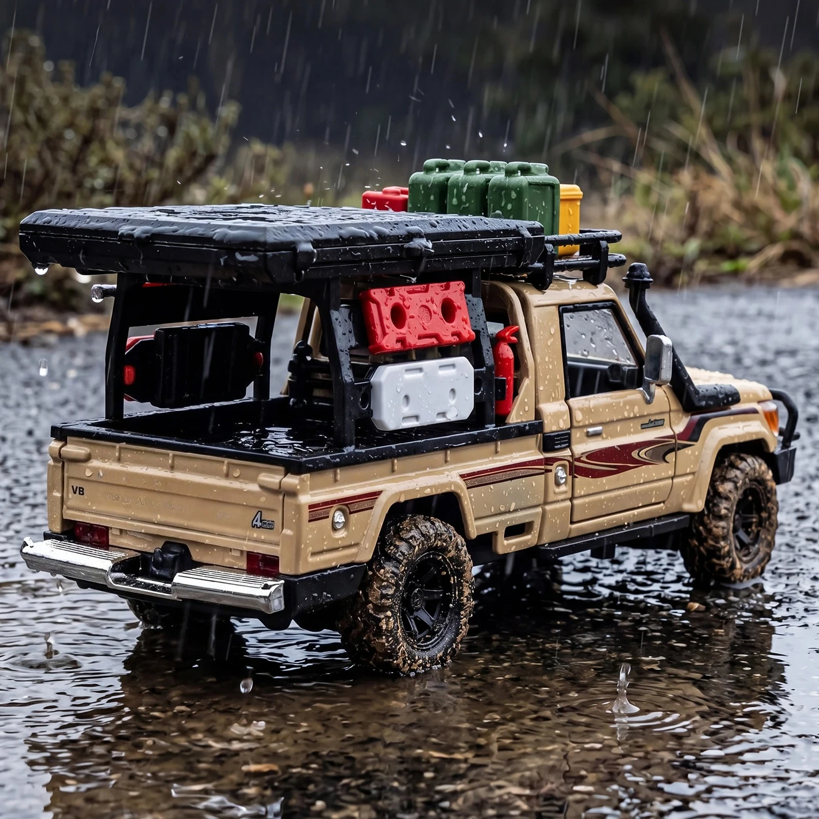 Масштабная модель внедорожника Toyota Land Cruiser LC79 1:32 из литого металла, коллекционная, для демонстрации на столе, праздничное украшение
Масштабная модель внедорожника Toyota Land Cruiser LC79 1:32 из литого металла, коллекционная, для демонстрации на столе, праздничное украшение