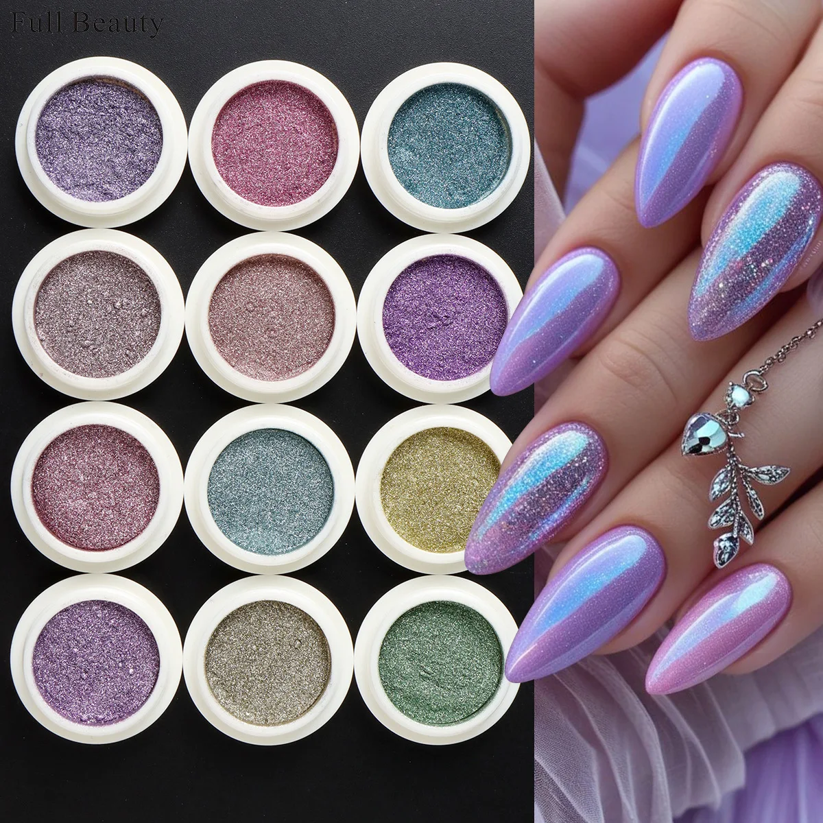 12pcs Gold Silver Rose Chrome Nail Powder Luxury Metallic Mirror Glitter Rubbing Pigment Dust Y2K Gorgeous Nail Art Decoration
12pcs Gold Silver Rose Chrome Nail Powder Luxury Metallic Mirror Glitter Rubbing Pigment Dust Y2K Gorgeous Nail Art Decoration