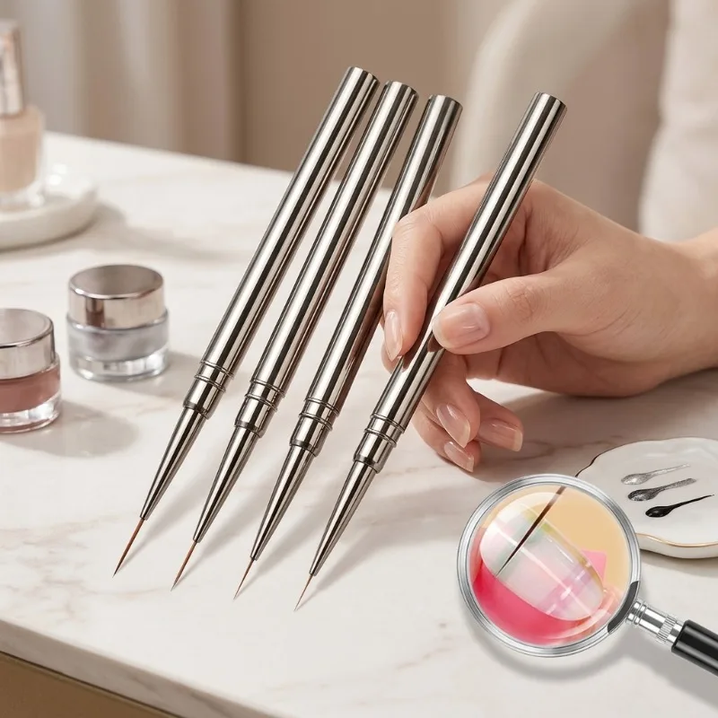 Japanese Style Ultra Fine Nail Art Liner Brushes Professional Salon Manicure Design DIY Beauty Application Metallic Line Art
Japanese Style Ultra Fine Nail Art Liner Brushes Professional Salon Manicure Design DIY Beauty Application Metallic Line Art