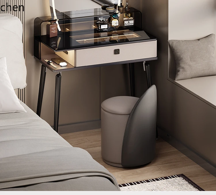 ZML smart dresser fingerprint lock makeup table small apartment bedroom makeup table rechargeable jewelry cabinet
ZML smart dresser fingerprint lock makeup table small apartment bedroom makeup table rechargeable jewelry cabinet