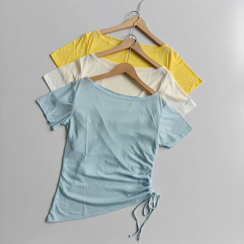 Yoga Clothes High Elasticity Naked Feeling Breathable Quick-drying Sports Short-sleeved Running Sports Fitness Tops Wear Outside
Yoga Clothes High Elasticity Naked Feeling Breathable Quick-drying Sports Short-sleeved Running Sports Fitness Tops Wear Outside